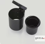 Επίτοιχο Χαρτοδοχείο Ορειχάλκινο 3L Geesa 644-400 Black Matt