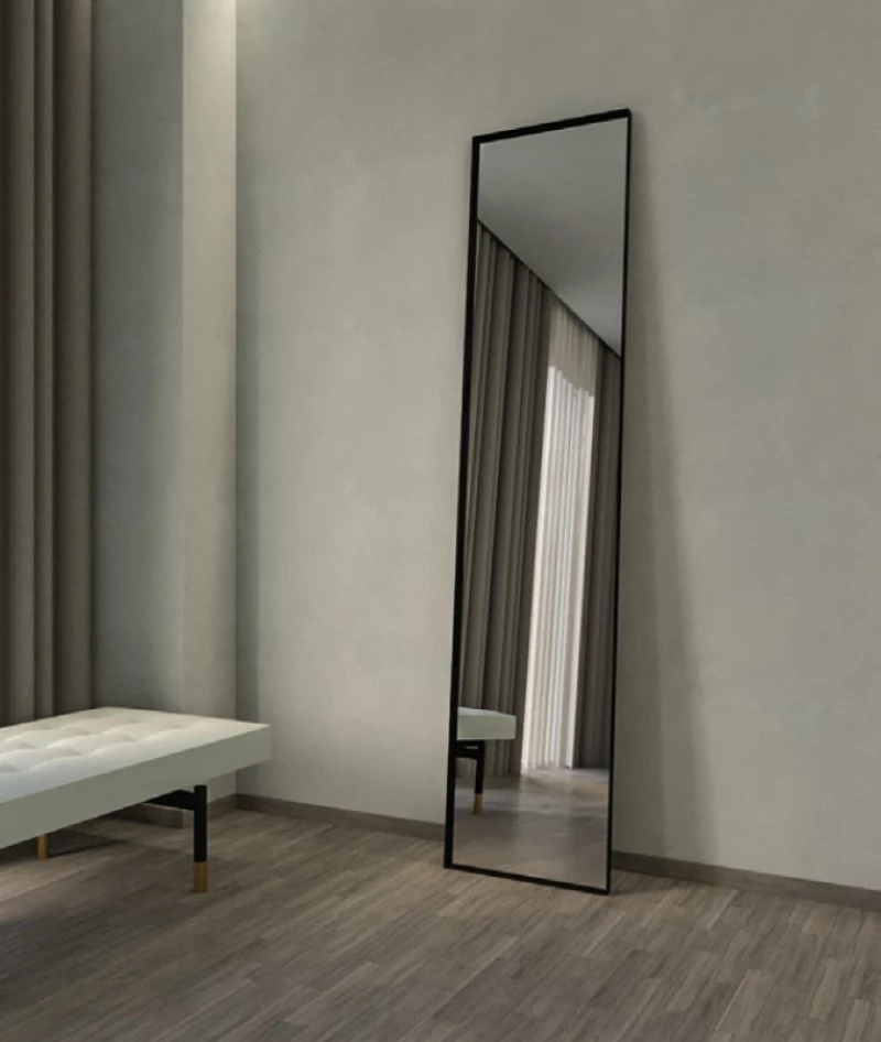 Καθρέπτης Ολόσωμος Μεταλλικός Iron Floor Square 45X200 εκ. Copper (Rame Χαλκού)