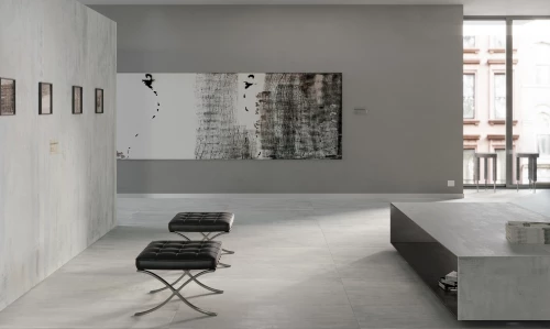 Πλακάκι Titan Platinum Fincibec 120x120 B' Ανοιχτό Γκρι Ματ σε Απομίμηση Πατητής Τσιμεντοκονίας