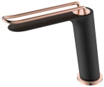 Μπαταρία Νιπτήρα Αναμεικτική Excel Mona Rose Gold - Black Matt 170125420