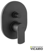 Μίκτης Εντοιχισμού 2 Εξόδων Armando Vicario Glam 610050D-400 Black Matt