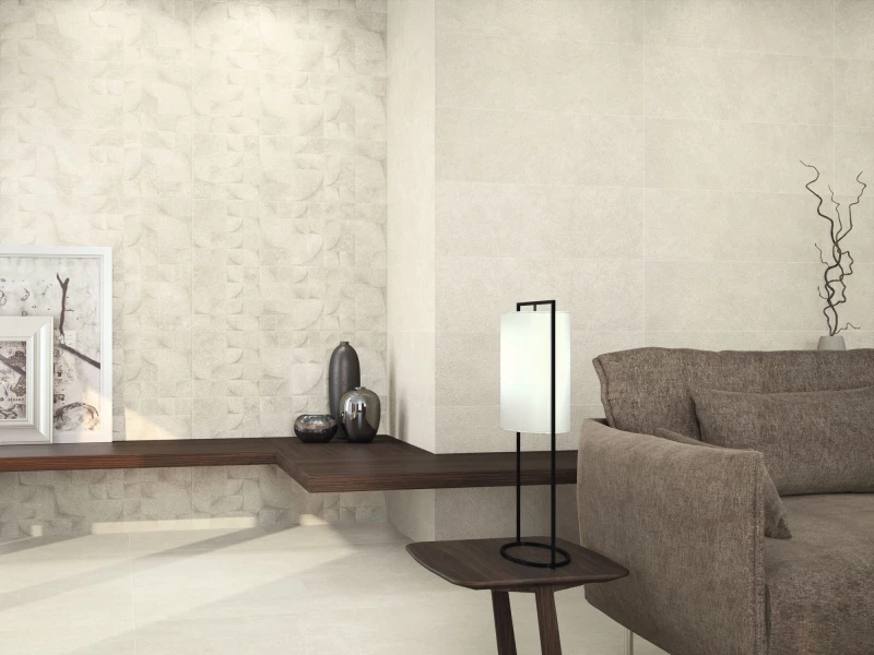 Πλακάκι Shape Icon Pearl (Ανοιχτό Γκρι) 30x90 Rectificado