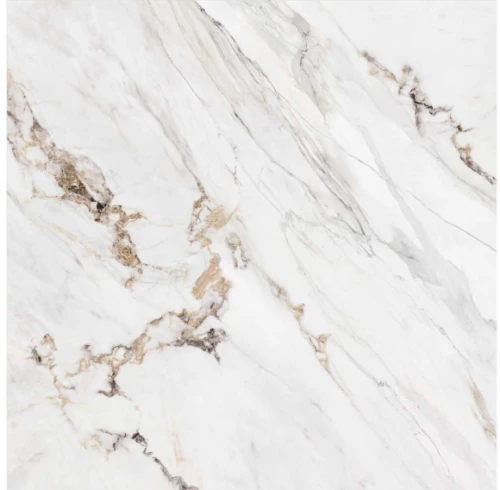 Πλακάκι Marble Apuano 90x90R Λευκό Ματ