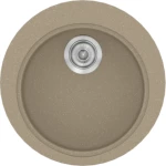 Νεροχύτης Γρανιτένιος Sanitec Classic Granite 316  (Ø48) Βαρέως Τύπου Granite Taupe 42