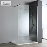 Διαχωριστικό Ντους Devon Iwis Walk In IW80C-221 80cm Χ 200cm Bronze Brushed