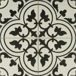 Πλακάκι Ledbury Charcoal Black 45x45 Pre-Cut
