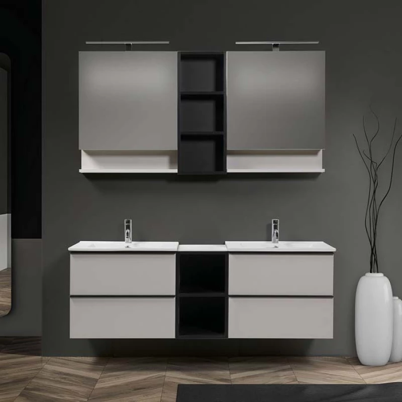 Βάση Επίπλου Μπάνιου Mabo Olia 60 cm MDF Ακρυλικό Με Νιπτήρα Slim