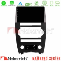 Nakamichi NAM5260 Series 4Core Android12 4+64GB Jeep Commander 2007-2008 Navigation Multimedia Tablet 9" Με Carplay & Android Auto