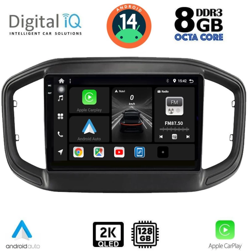 DIGITAL IQ BXF 8147_CPAA (9inc) MULTIMEDIA TABLET for FIAT STRADA mod. 2020>