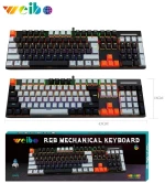Ενσύρματο πληκτρολόγιο Gaming - LED RGB - WB-680 - Weibo - 653675