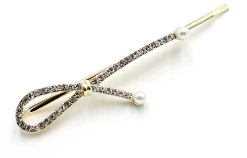 ΤΣΙΜΠΙΔΆΚΙ για τα μαλλιά σε χρυσό απαλό χρώμα με στρας.