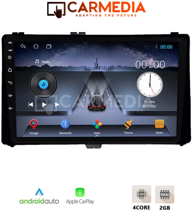 CARMEDIA CM209C-13 TABLET 9'' OEM TOYOTA AURIS 2015 - COROLLA 2017-2019