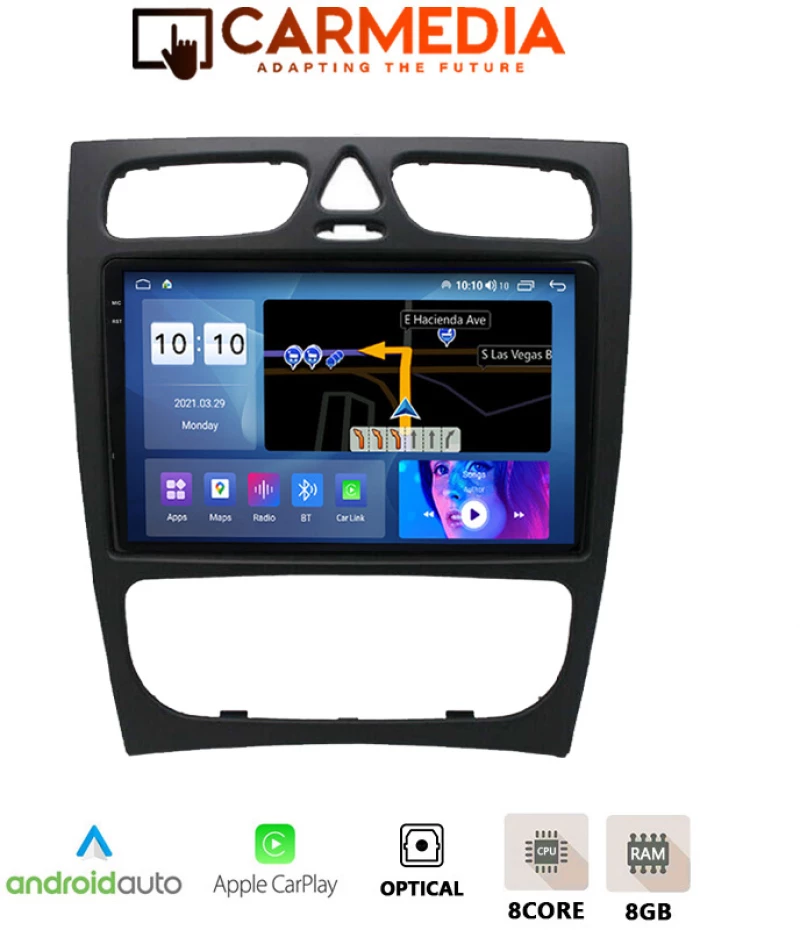 CARMEDIA CMDU8095-13 PRO PLUS TABLET 9.5'' OEM MERCEDES C (W203) 1999-2004