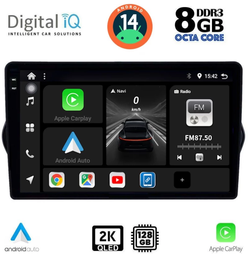 DIGITAL IQ BXF 8148_CPAA (9inc) MULTIMEDIA TABLET for FIAT TIPO mod. 2015-2023