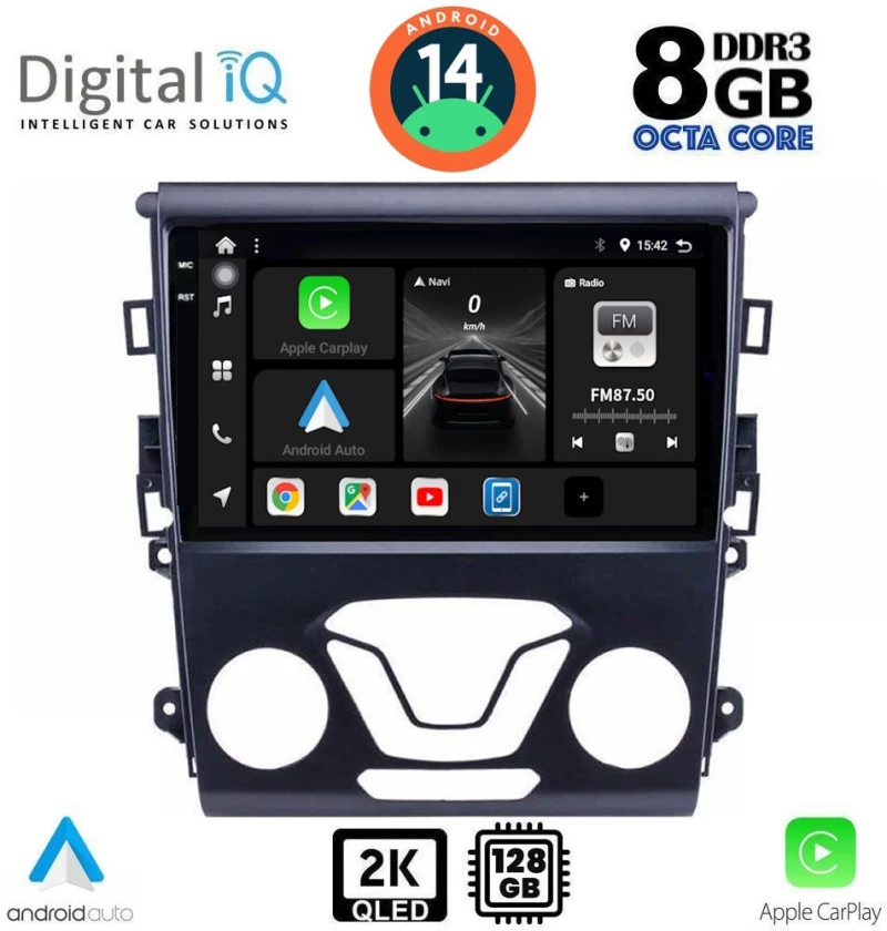 DIGITAL IQ BXF 8164_CPAA A/C (9inc) MULTIMEDIA TABLET for FORD MONDEO mod. 2014>