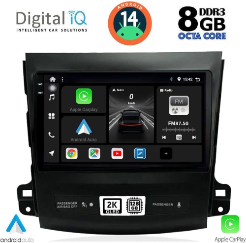 DIGITAL IQ BXF 8442_CPAA (9inc) MULTIMEDIA TABLET for CITROEN C-CROSSER | MITSUBISHI OUTLANDER | PEUGEOT 4007  mod. 2006-2012