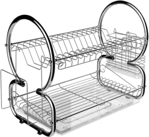 Πιατοθήκη αποστράγγισης διώροφη - WL-261-8 - 38cm - 521278