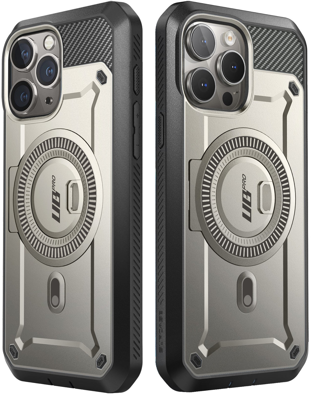 Supcase Unicorn Beetle Pro Mag - Ανθεκτική Θήκη MagSafe - Apple iPhone 15 Pro - Titan Gray (843439138582)