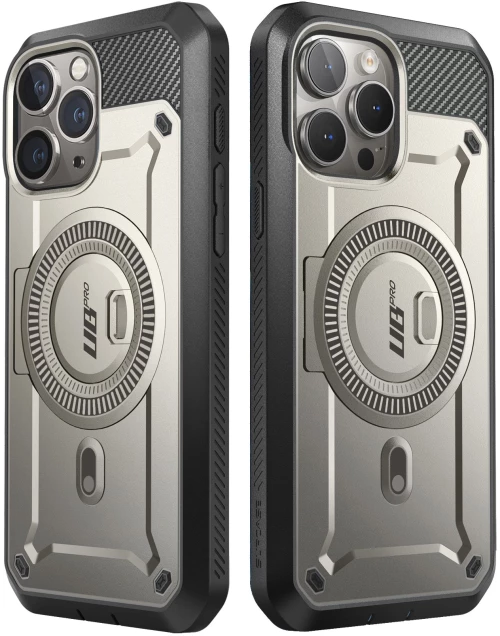 Supcase Unicorn Beetle Pro Mag - Ανθεκτική Θήκη MagSafe - Apple iPhone 15 Pro - Titan Gray (843439138582)