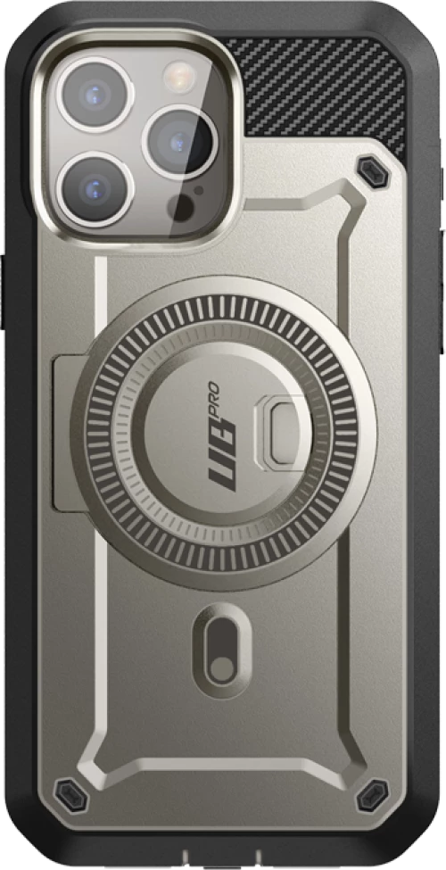 Supcase Unicorn Beetle Pro Mag - Ανθεκτική Θήκη MagSafe - Apple iPhone 15 Pro - Titan Gray (843439138582)