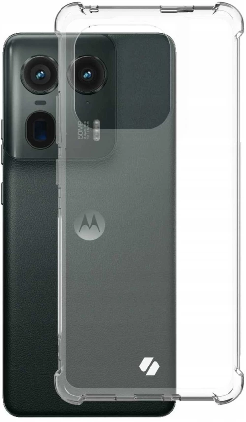 Διάφανη Θήκη Σιλικόνης - Motorola Edge 50 Ultra - Spacecase Anti-Shock - 1mm - Clear (5905719110079)
