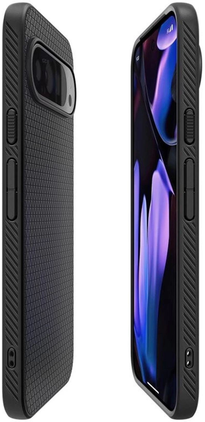 Θήκη Σιλικόνης - Google Pixel 9 / 9 Pro - Spigen Liquid Air - Matte Black (ACS07682)