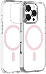 Θήκη Apple iPhone 16 Pro Max - Vivid MagSafe Hybrid Case Διάφανη με MagSafe - Pink (VIMAGACR498PK)
