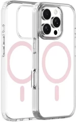 Θήκη Apple iPhone 16 Pro - Vivid MagSafe Hybrid Case Διάφανη με MagSafe - Pink (VIMAGACR497PK)