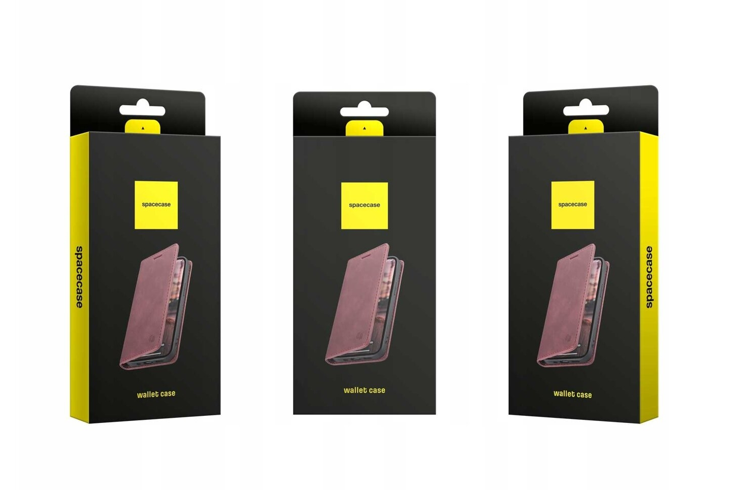 Θήκη Apple iPhone 16 Pro Max - Spacecase Wallet Πορτοφόλι - Red (5905719111472)