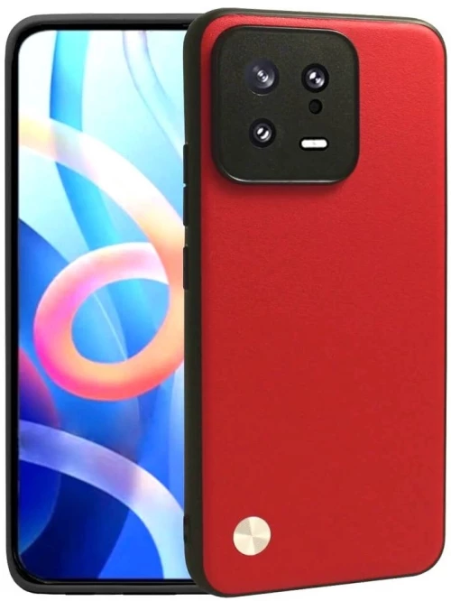 Θήκη Xiaomi 13 - Bodycell Vegan Cover Σκληρή - Red (5206015077241)