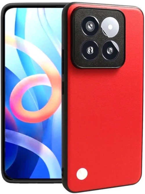 Θήκη Xiaomi 14 Pro - Bodycell Vegan Cover Σκληρή - Red (5206015077401)