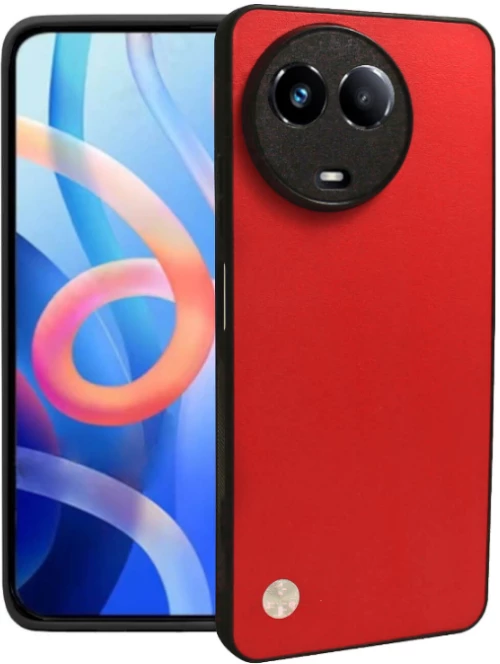 Θήκη Realme 11 5G / 11x - Bodycell Vegan Cover Σκληρή - Red (5206015076169)