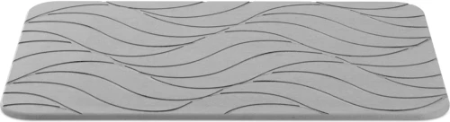 Navaris Diatomaceous Earth Bath Mat - Αντιολισθητικό Απορροφητικό Χαλάκι Μπάνιου / Κουζίνας από Γη Διατόμων - 39 x 60 cm - Dark Grey (59868.19)