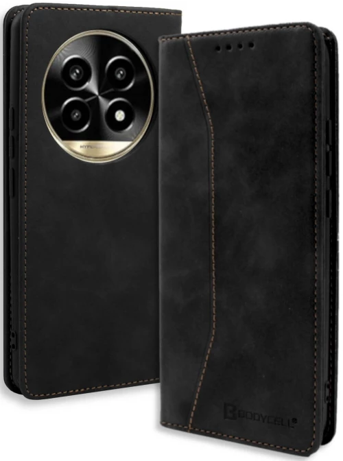Θήκη Realme 13 Pro / 13 Pro Plus - Bodycell Book Case Πορτοφόλι - Black (5206015079276)