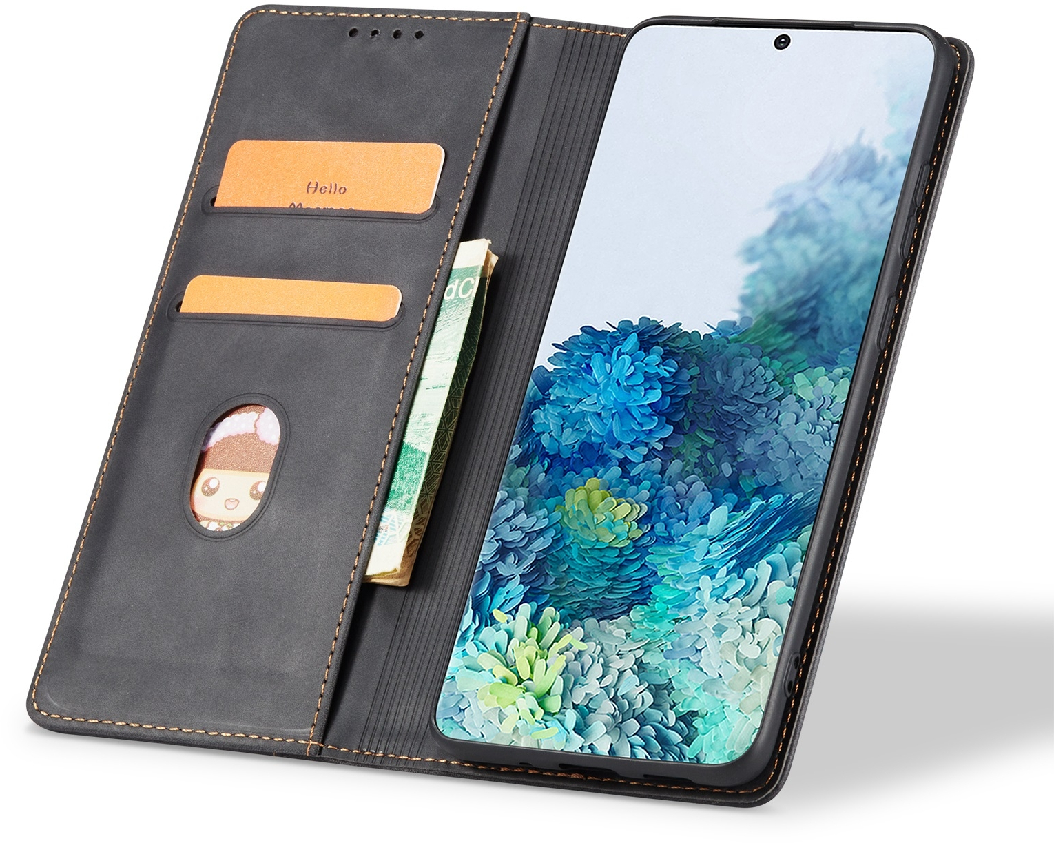 Θήκη Realme 13 Pro / 13 Pro Plus - Bodycell Book Case Πορτοφόλι - Black (5206015079276)