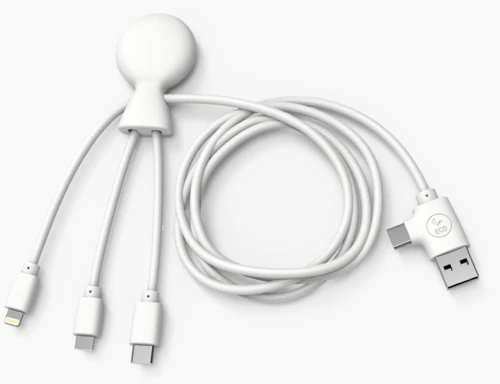 Xoopar Mr.Bio Long GRS Eco Friendly USB Cable 1.0m White