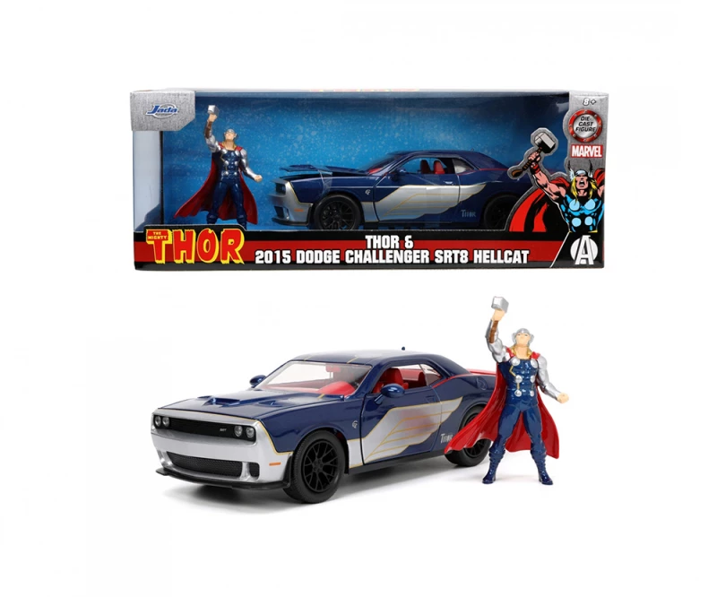 MARVEL ΑΥΤΟΚΙΝΗΤΟ 1:24 THOR 2015 DODGE CHALLENGER (#253225032)
