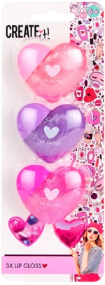 CREATE IT! LOVE ΠΑΙΔΙΚΟ LIP BALM ΚΑΡΔΙΑ ΣΕΤ 3 τεμ. (#84596)