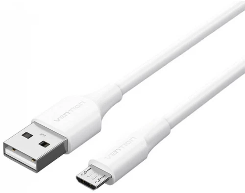 Vention usb 2.0 a Male to Micro b Male 2a Cable 1m White (Ctiwf) (Venctiwf)