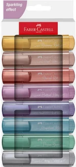 Μαρκαδόροι Υπογράμμισης Faber-Castell Metallic 8τμχ 254678