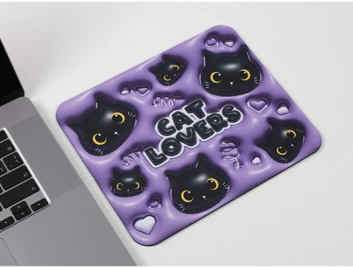 Mouse Pad i-Total Black Cat 3D 24x20cm XL2552B