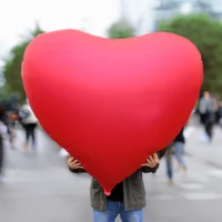 Μπαλόνι Καρδιά Mikamax XXL Heart Foil Balloon 05131