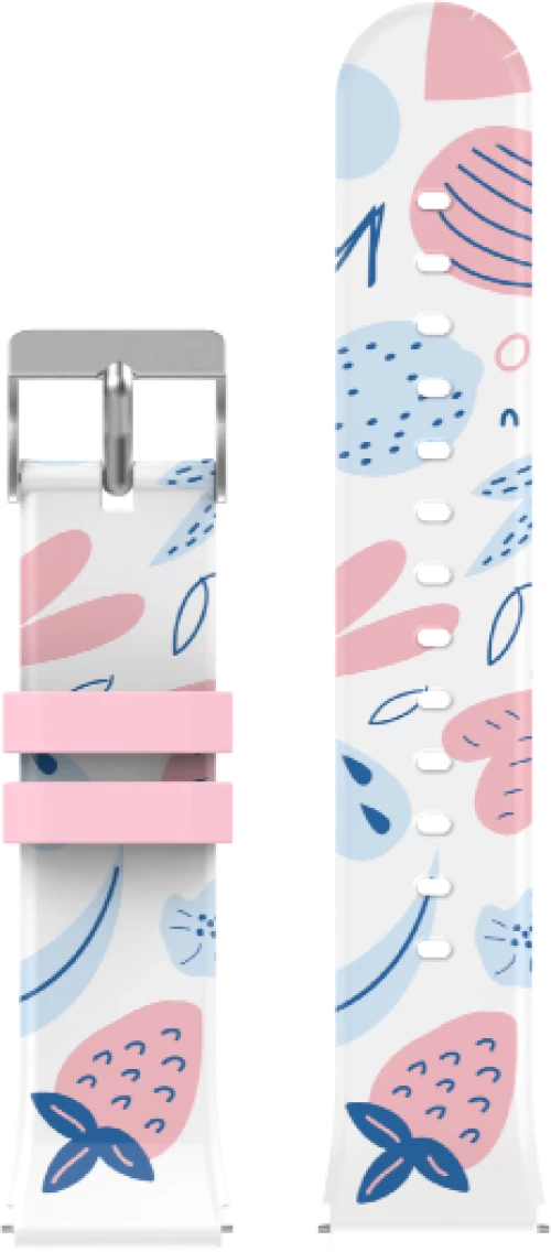 Kiddoboo Strap Strawberry White
