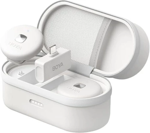 BOYA Omic-U White 2,4GHz Dual Channel Wireless Microphone For Android USB-C