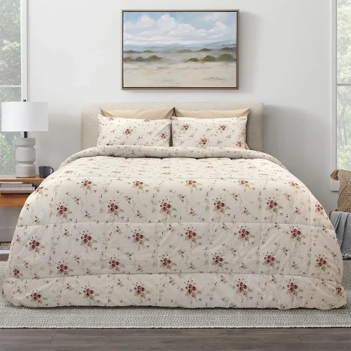 LINO ΣΕΤ ΣΕΝΤΟΝΙΑ ROSALIE RED 105X200+30