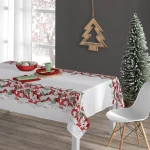 Καρέ Χριστουγενιάτικο (90x90) Christmas House Borea