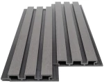 WPC Panel τοίχου με 3D Πηχάκια 25/176.5mm L.GREY 8550 New Plan