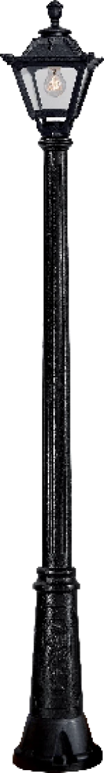 GOLIA LED GARDEN FIXTURE 8W 4000K H2110 IP55 BLACK