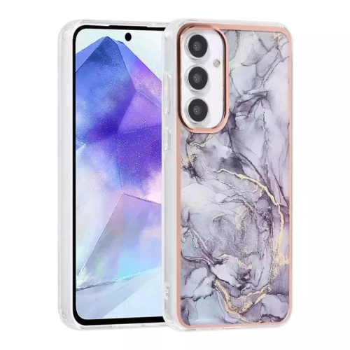 UNIQ Accessory Galaxy A55 Back cover case - Silicone - Marble Grey