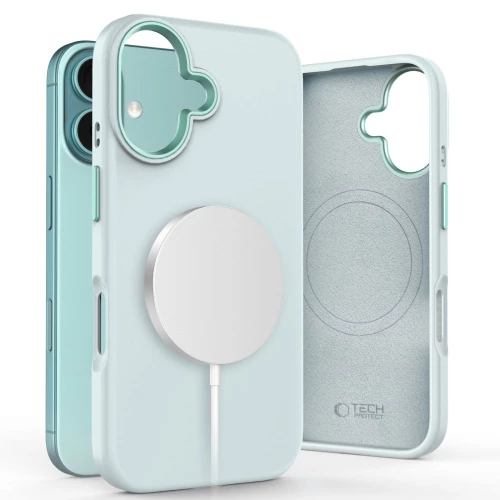 Tech-Protect Θήκη Silicone Pure Magsafe iPhone 16 Γαλάζιο